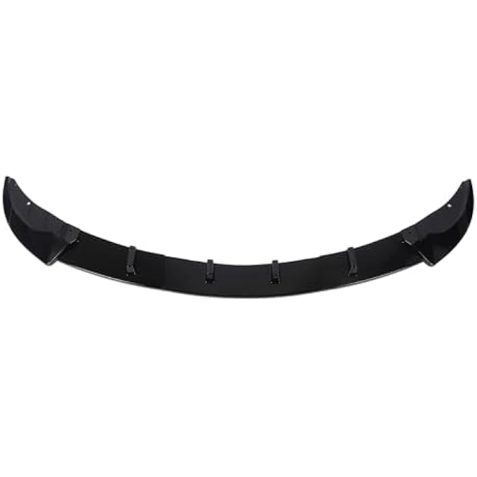 Asixxsix Front Bumper Lip Spoiler, ABS Front Bumper Lip Chin Splitter Spoiler for 5 Series F10 F11 Standard Pre-facelift 2011 to 2014, Improve Sporty Appearance (Glossy Black) - Image 3