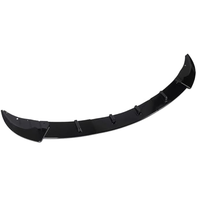 Asixxsix Front Bumper Lip Spoiler, ABS Front Bumper Lip Chin Splitter Spoiler for 5 Series F10 F11 Standard Pre-facelift 2011 to 2014, Improve Sporty Appearance (Glossy Black) - Image 4