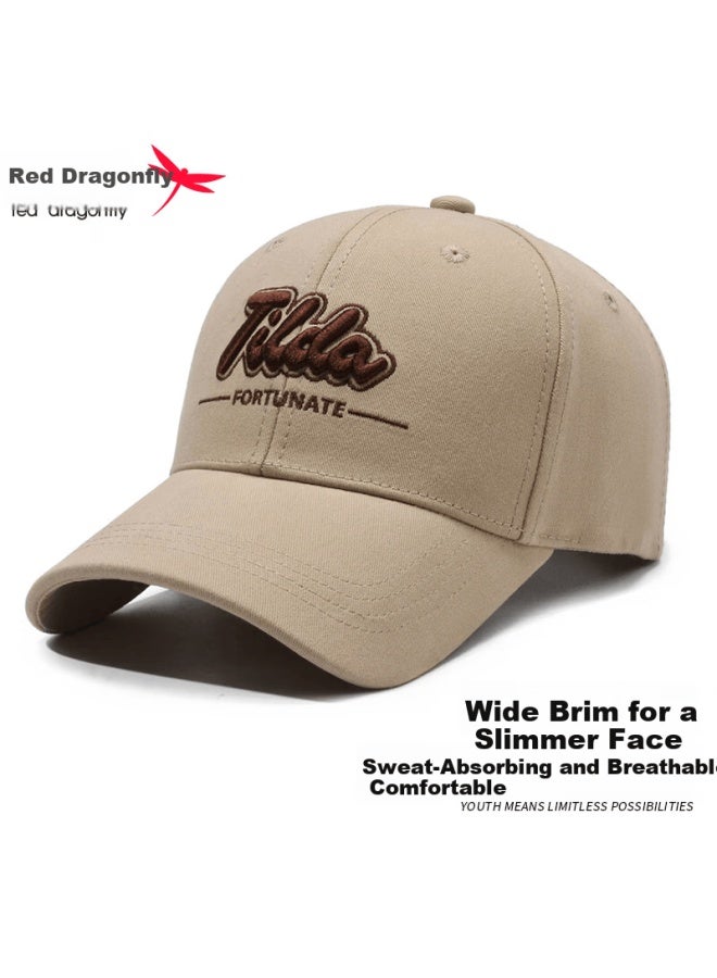 Red Dragonfly Men's Four-season Outdoor Casual Sun Visor Cap Women's Trendy Sports Versatile Sun Protection Baseball Cap - Image 1