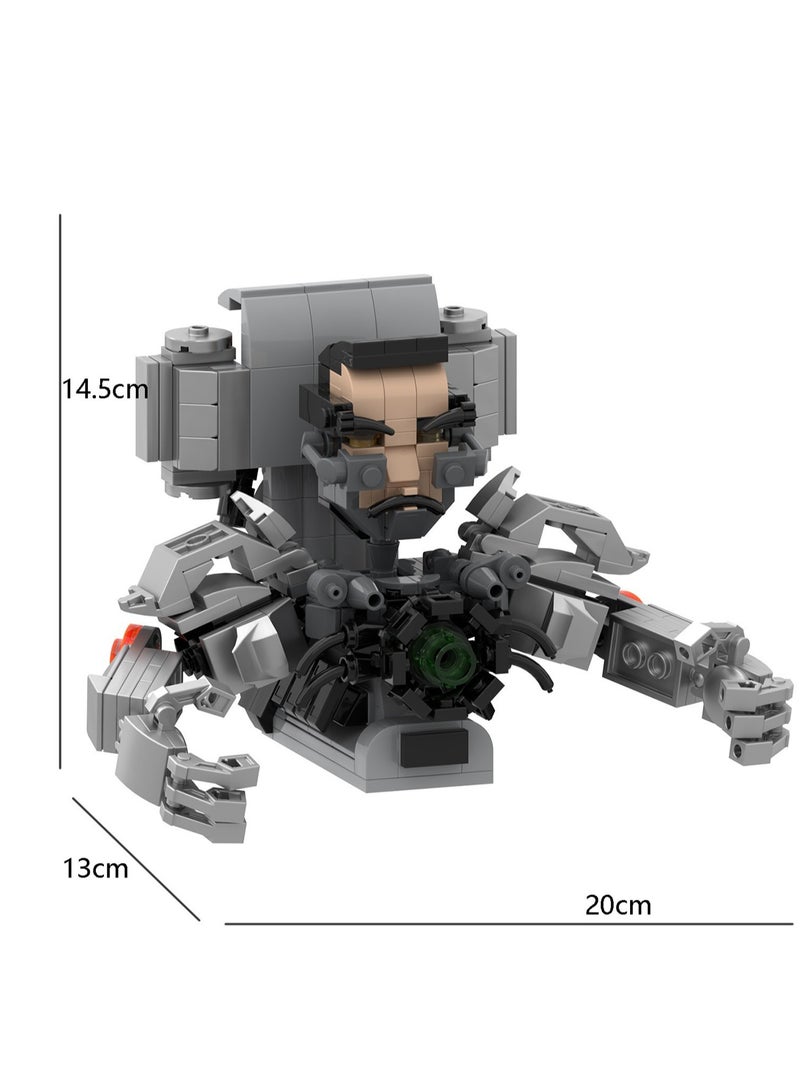 Loquat Children's Self-assembled Small Particle Toy Building Blocks Zombie Universe Savior Model Hand - Image 2