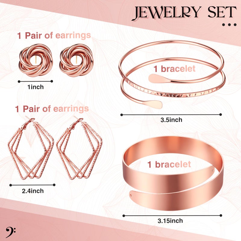 Jadive 5 Pcs Clutch Purse for Women Evening Prom Purses Metallic Handbag for Valentines Wedding Banquet Retro Jewelry Set - Image 5