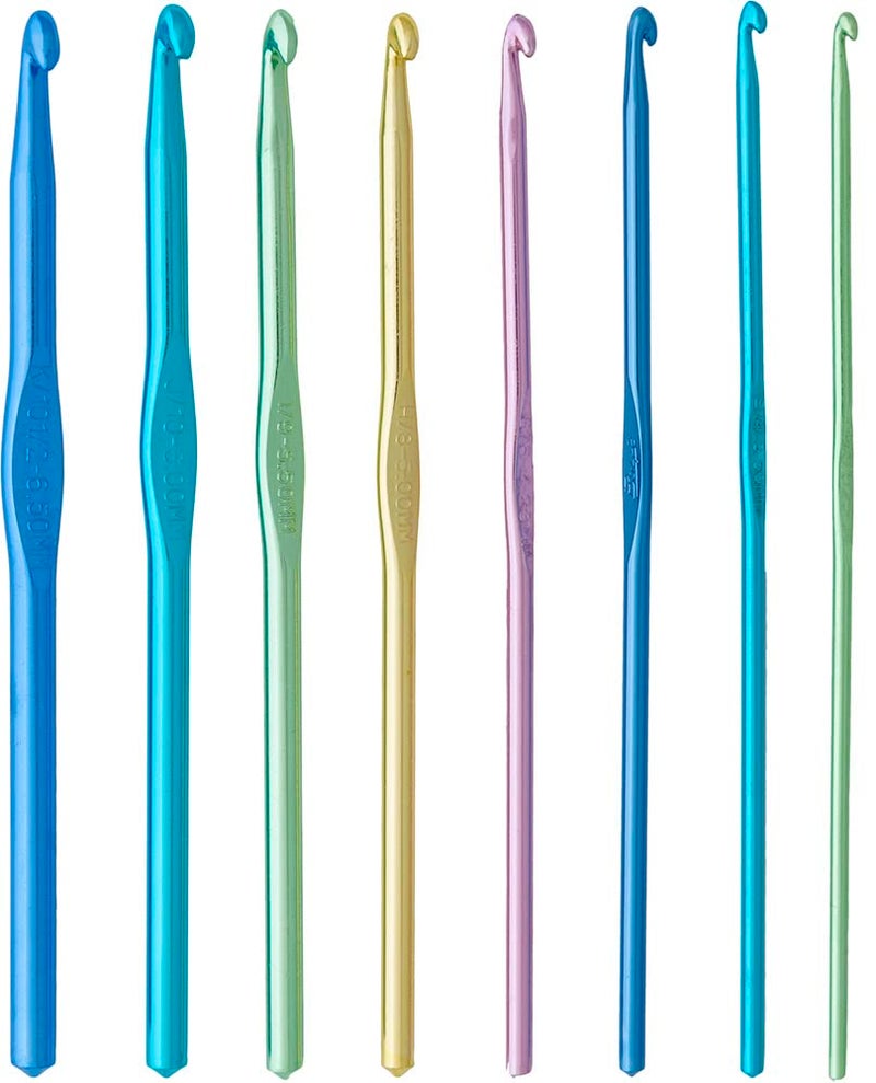 Boye مجموعة كروشيه بوي، حجم الألومنيوم، أحجام الخطاف: 3.125-6.5 مم، الولايات المتحدة D-K، متنوعة - Image 2