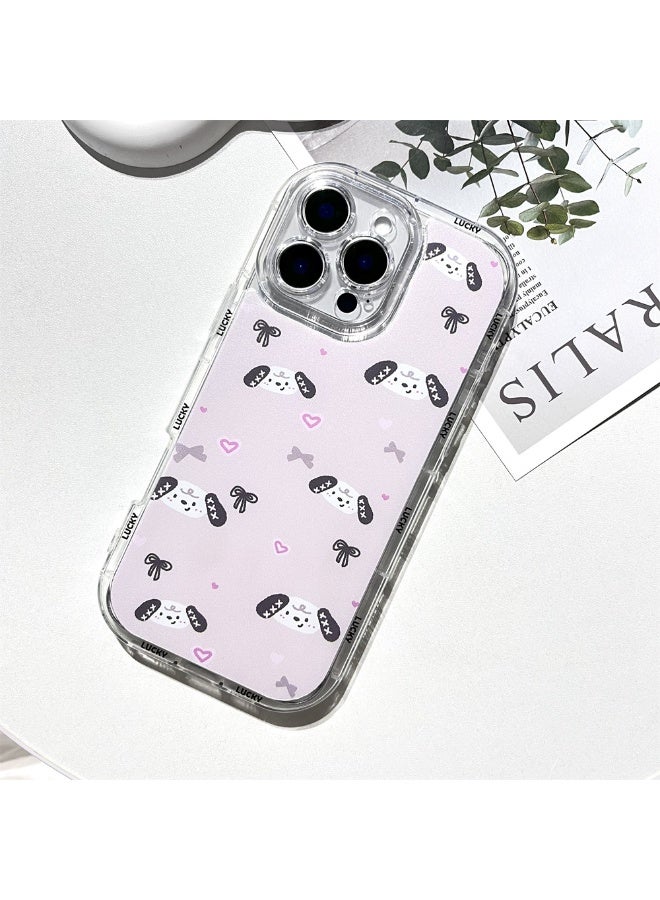 NIBEMINENT Cartoon Puppy Protective TPU Case Cover For iPhone 14 Pro Clear - Image 2