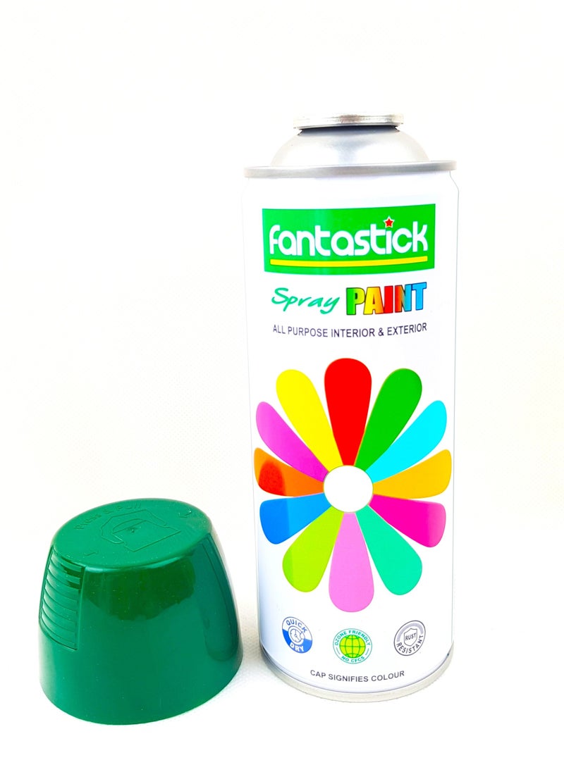 Fantastick 400ml All Purpose Spray Paint Green Colour  - Image 2