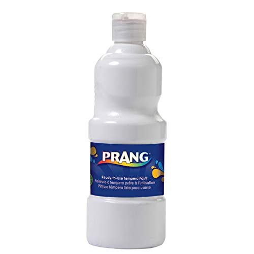 Prang Paint for Kids Tempera Washable Ready to Use Nontoxic Safe 8 oz Single Easy Pour Bottle (White) - Image 5