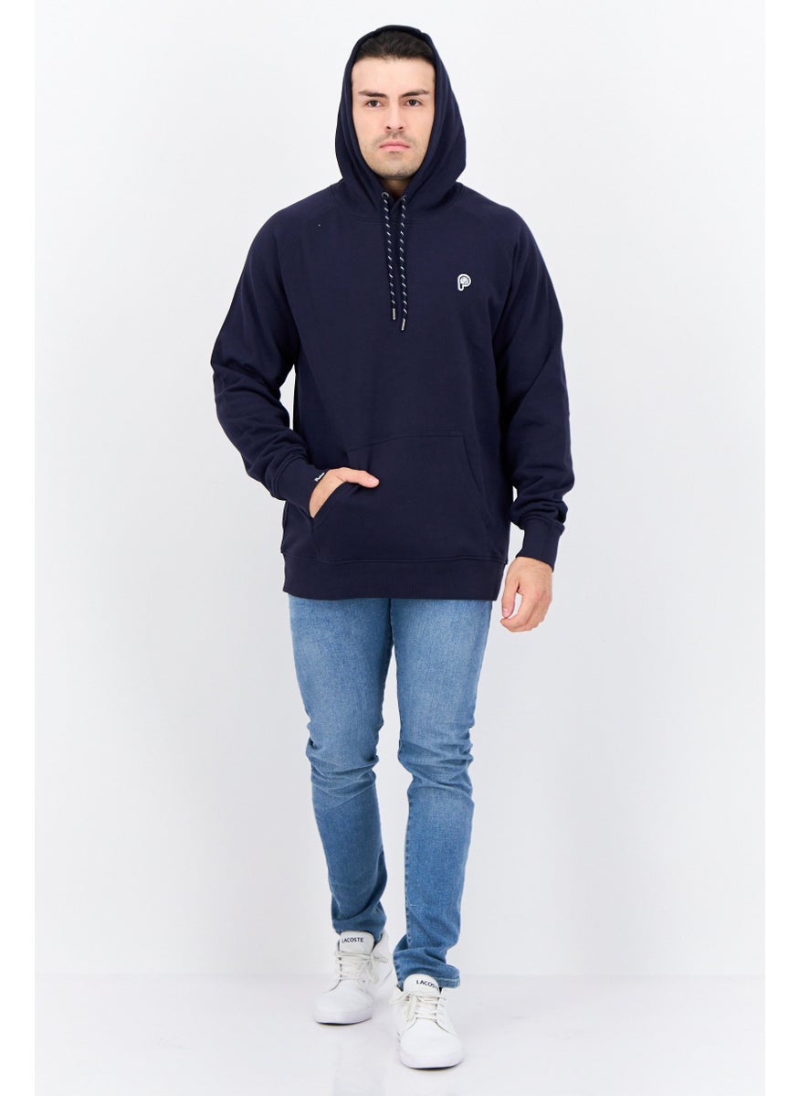 Penfield - Men Embroidered Long Sleeves Hooded Sweatshirt, Navy - Image 1