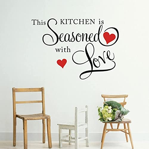 Picniva This Kitchen is Seasoned with Love Wall Quote Sticker - Image 5