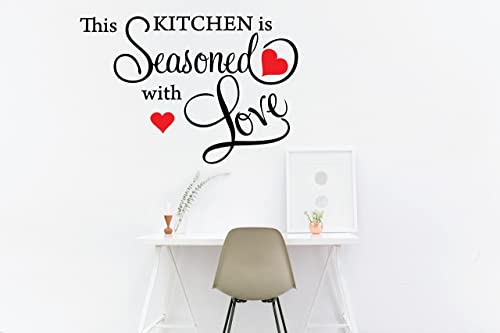 Picniva This Kitchen is Seasoned with Love Wall Quote Sticker - Image 3