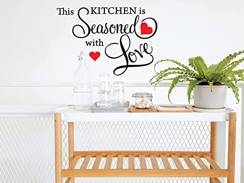 Picniva This Kitchen is Seasoned with Love Wall Quote Sticker - Image 2