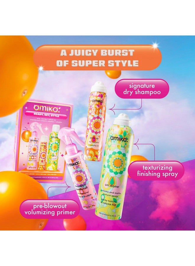 amika ready, set, style: prep, volumize + refresh set - Image 2