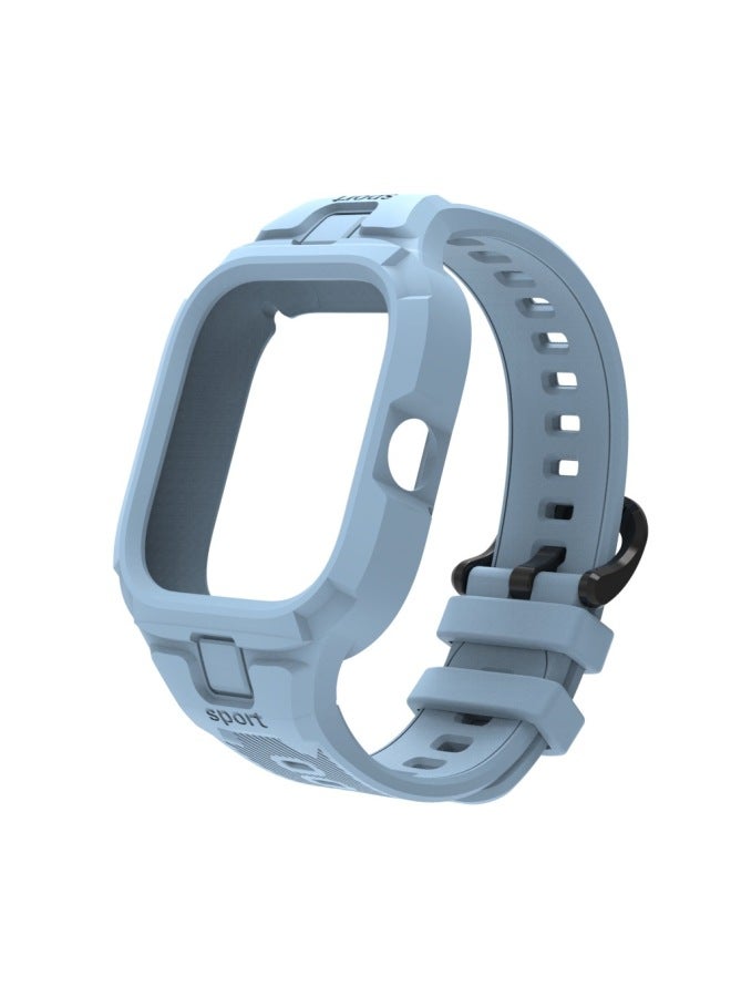 Loquat Redmi Watch 4 Strap Fashion Sport Single Color Two-Tone One Strap-Color:black Gray - Image 2