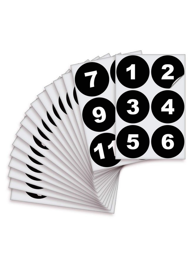iSYFIX iSYFIX Black Consecutive Number Stickers - 1 to 100, 4-inch, 1 Set - Vinyl Self Adhesive Premium Decal, Ideal for Inventory, Storage, Organizing, Boxes, Bins, Toolbox, Lockers & More, Indoor/Outdoor  - Image 1