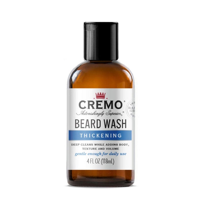Cremo Beard Wash Thickening Formula Deep Cleans While Adding Volume, 4 Fl Oz - Image 1