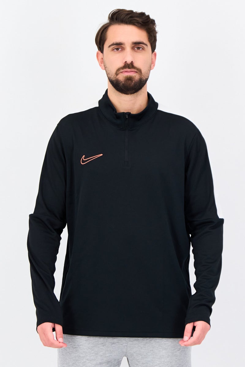 Nike Men Sportswear Fit Long Sleeve Football T-Shirt, Black - Image 1
