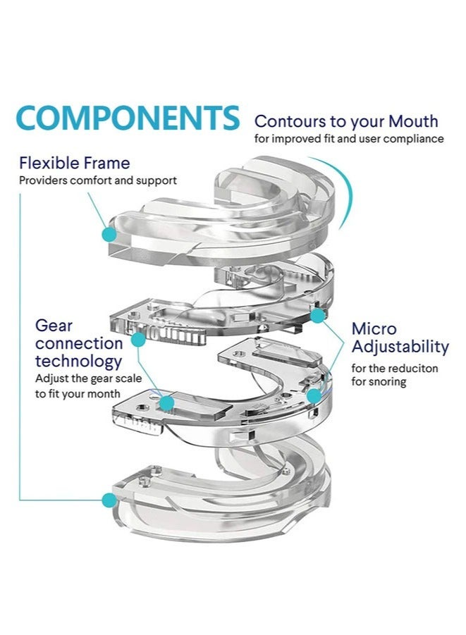 Muyixin Nighttime Anti-Grinding Braces Anti Snoring Improve Sleeping Teeth Bruxism Sleeping Anti Snoring And Adjustable Braces Storage Box  - Image 3