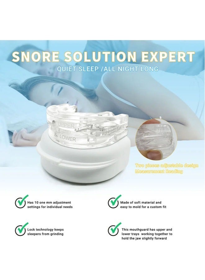 Muyixin Nighttime Anti-Grinding Braces Anti Snoring Improve Sleeping Teeth Bruxism Sleeping Anti Snoring And Adjustable Braces Storage Box  - Image 5