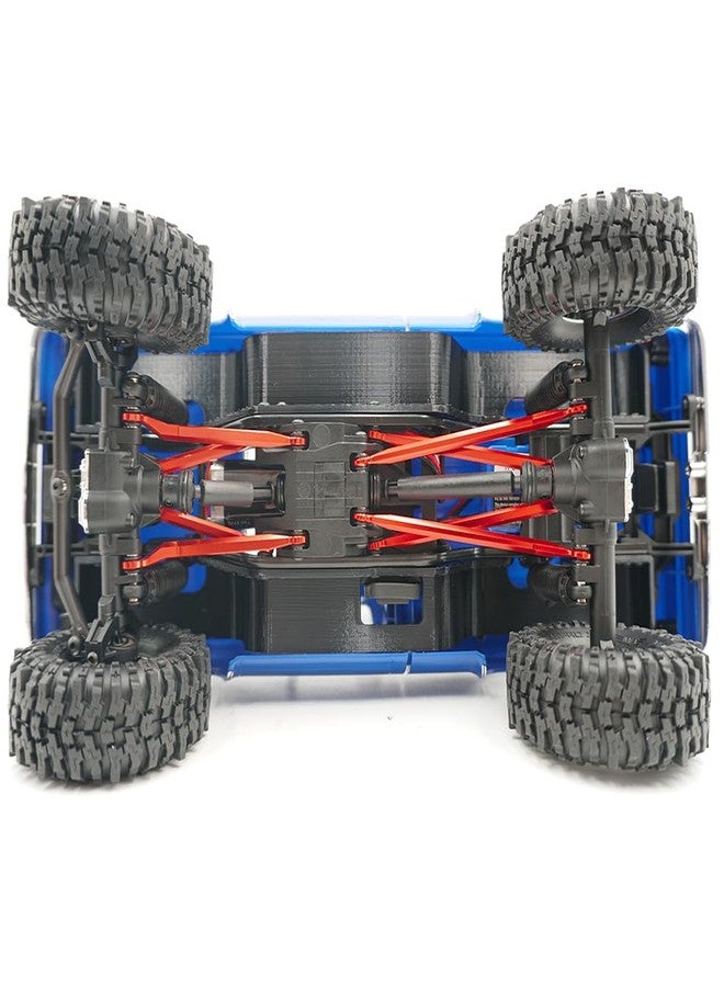 RCLIONS مجموعة وصلات RCLIONS عالية الخلوص، ترقيات الوصلات لقطع غيار سيارة الزحف TRX4M K10 بمقياس 1/18 (أحمر) - Image 4