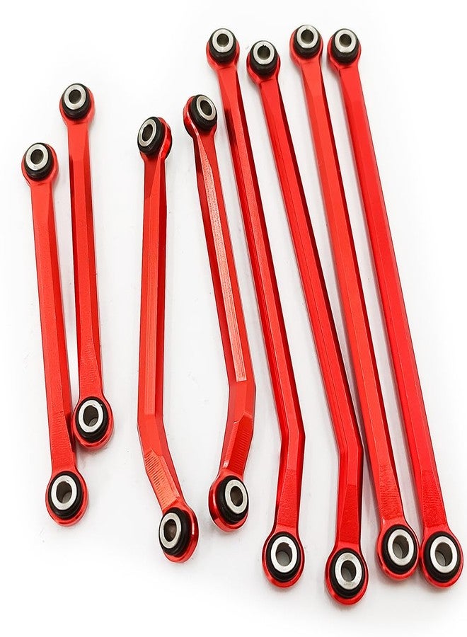 RCLIONS مجموعة وصلات RCLIONS عالية الخلوص، ترقيات الوصلات لقطع غيار سيارة الزحف TRX4M K10 بمقياس 1/18 (أحمر) - Image 3