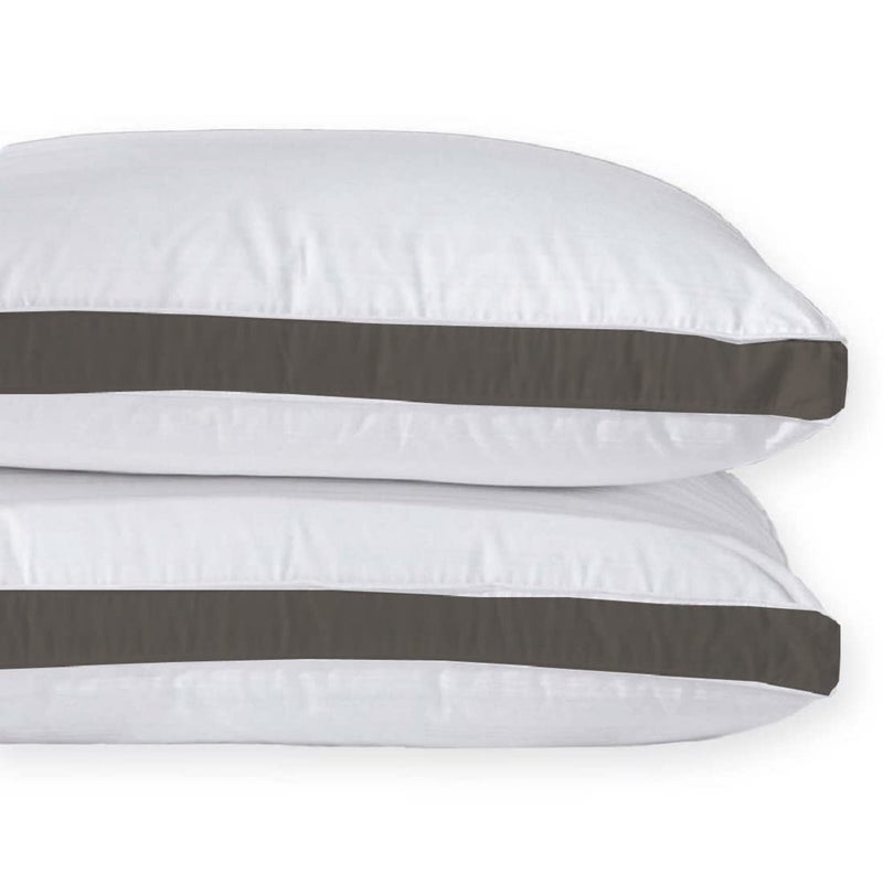 Texlux Super Support White Pillows 2 Pack Firm Support Bed Pillows Designed for Back and Side Sleepers - Image 3