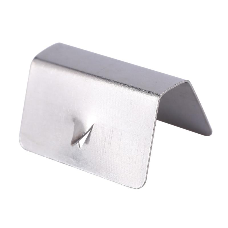 Stainless Steel Wind Deflector Clips: 10-Pack Silver - Secure Fit For Automotive Rain Protection, Durable Weather Resistance For Car Accessories - Image 2
