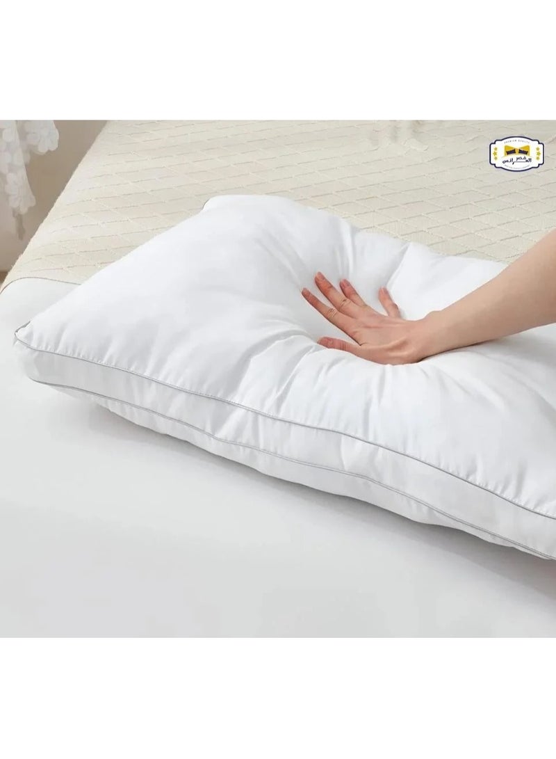 Freedom 3 hotel pillows from Bridal Palace, a feather-like pillow that provides you with super softness, microfiber, size 75 x 50 cm - white - Image 3
