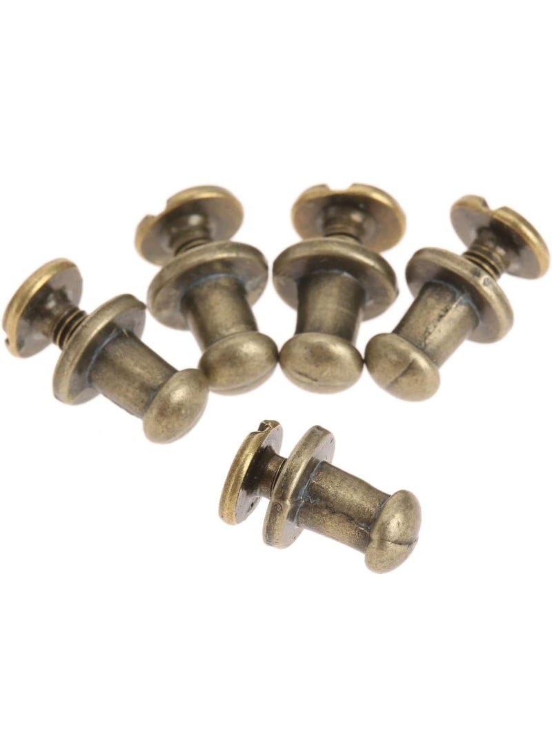Dophee dophee 12Pcs Mini Box Jewelry Cabinet Knob Antique Brass Metal Furniture Kitchen Pull Handle Knobs  Antique Brass  - Image 2