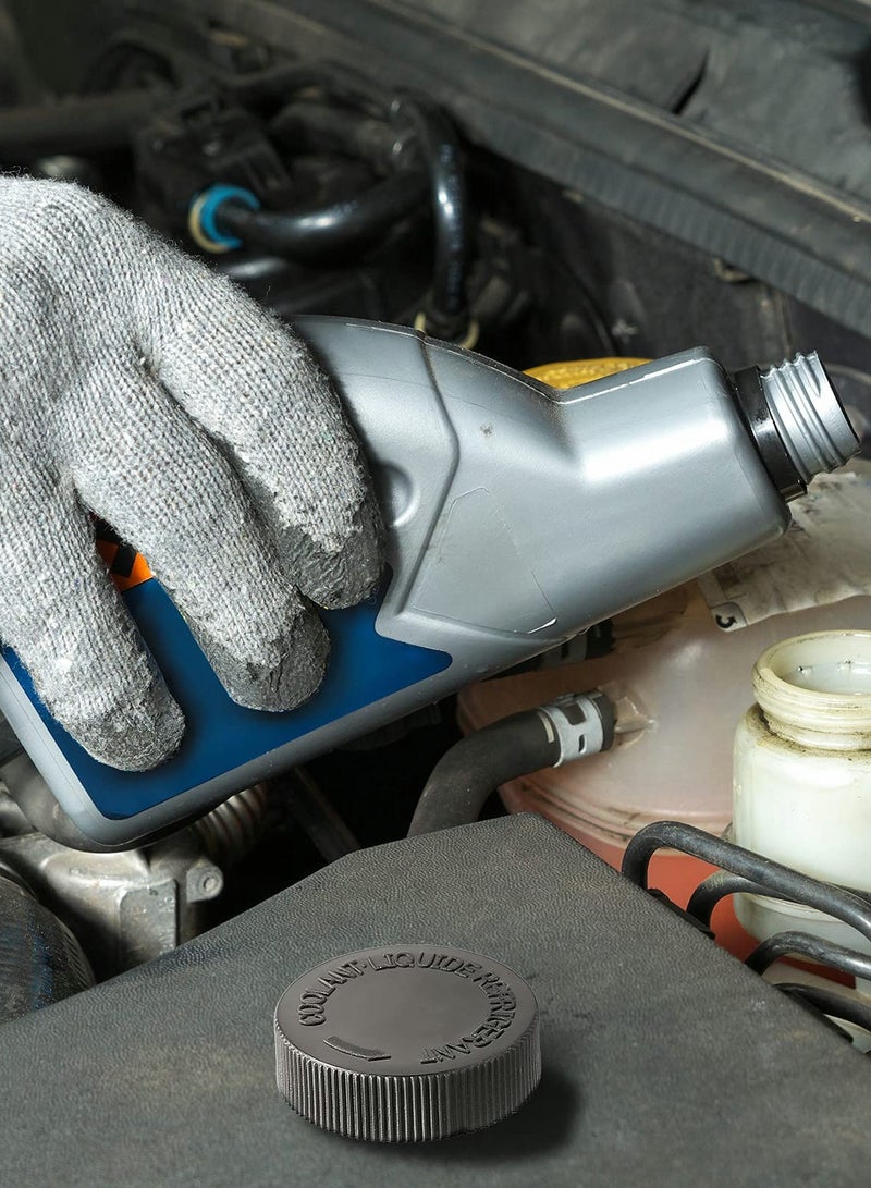 Coolant Reservoir Cap 21712-79900 Black Radiator Overflow Tank Lid Cap Radiator Liquid Storage Cover Compatible with Infiniti Nissan Renault Engine Radiator Water Tank Caps Coolant Caps 2 PCS - Image 4