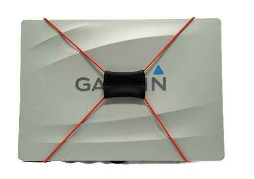 CARBONgreen Fishing Graph Cover Strap Fish Finder Bungee For Securing Graph Cover for Travel Red 1 - Image 1
