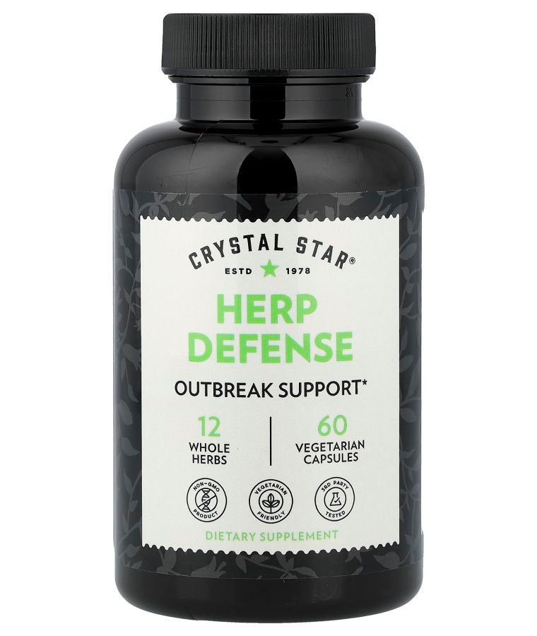 Crystal Star Herp Defense 60 Vegetarian Capsules