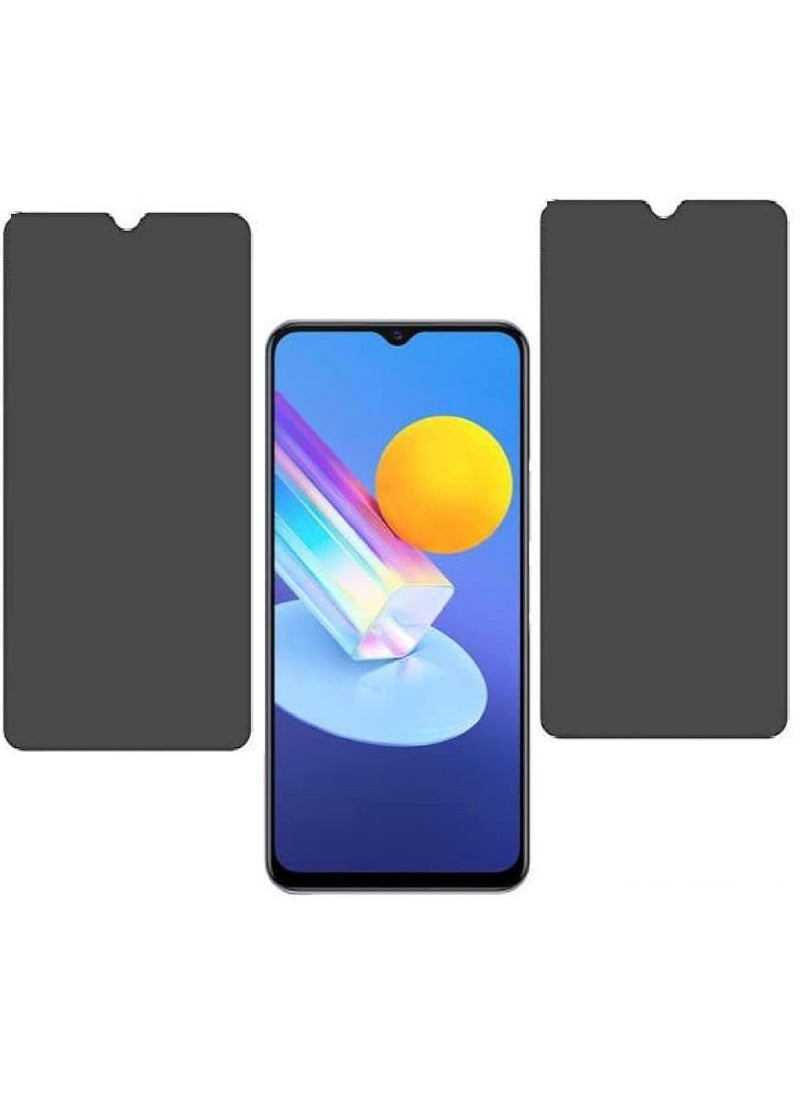 Super 2 قطع واقي شاشة زجاجي مقسى مضاد للتجسس مصمم لجهاز vivo Y52s تغطية كاملة للشاشة وخالي من الفقاعات - Image 1