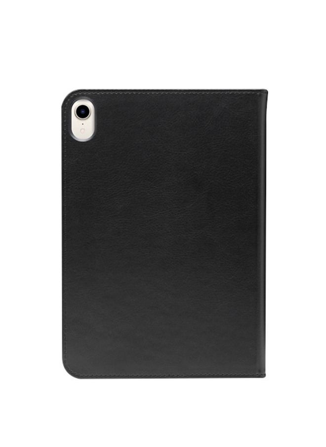 DBRAMANTE1928 - dbramante1928 iPad Mini 6th Gen. Copenhagen Leather Folio Case Oslo - Black - Image 1