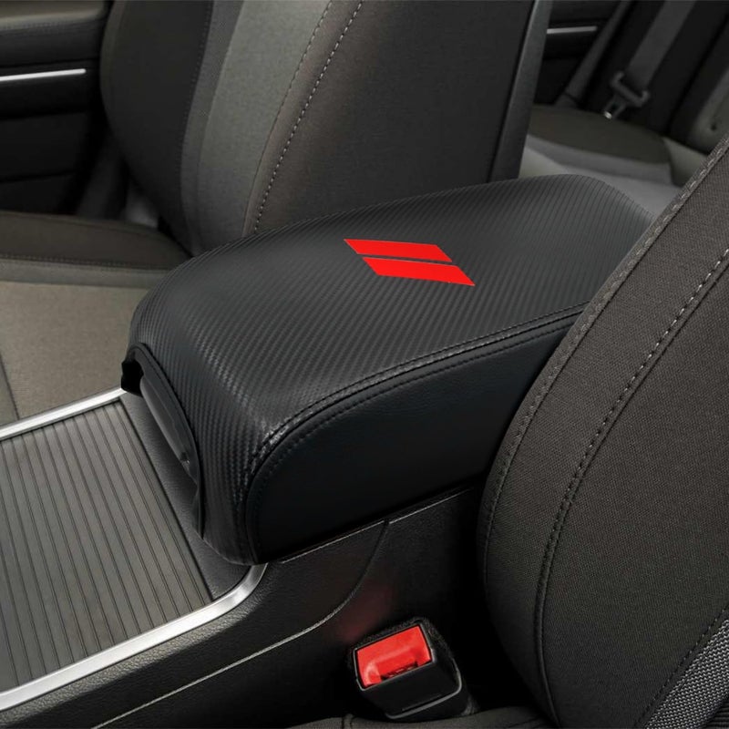 REMOCH Center Console Cover for Dodge Charger Accessories 20112021 2022 2023 for Chrysler 300 20152022 Leather Armrest Cover Console Box Lid Protector Interior Carbon Fiber Leather
