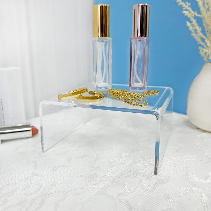 TPGP حامل عرض مربع قصير من الأكريليك الشفاف من بلايمور، 2" ارتفاع × 4" عرض × 4" عمق (عبوة 2) - Image 4