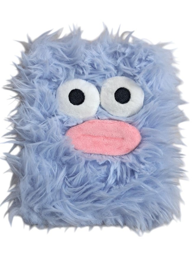 TECHNOCHITRA Funny Ghost Fur Diary for Girls | Soft Fluffy Plush Notebook | Cute Monster-Themed Designer Journal | 180 Pages | Unique Stationery Gift for Kids & Teens - Image 1