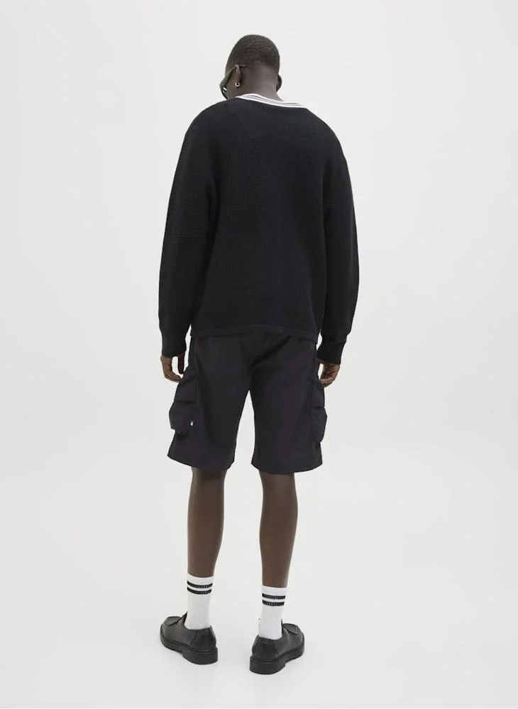 جاك & جونز Jpstcole Essential Drawstring Pocket Detail Shorts