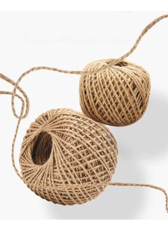 MileMelo Natural Jute Rope 3mm, 1000M 2-Ply Heavy Duty Twine for Crafts, Gardening, Gift Wrapping & Decoration‌  - Image 3