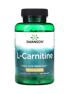 SWANSON Swanson, L-Carnitine, 500 mg, 100 Tablets 