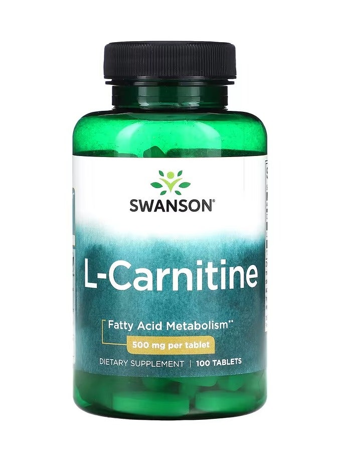 سوانسون‏, ل-كارنتين ، 500 ملجم ، 100 قرص