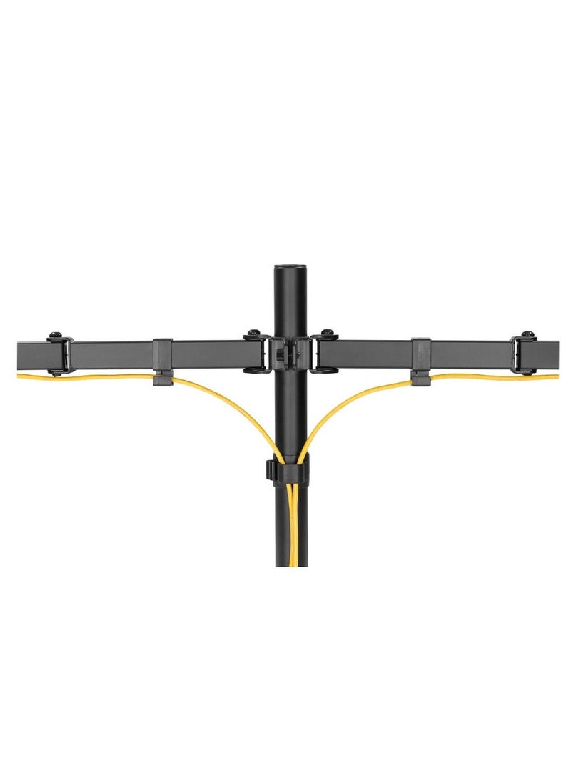 Stargold Articulating Dual Monitor Mount Arms 17 to 32 Black  - Image 4
