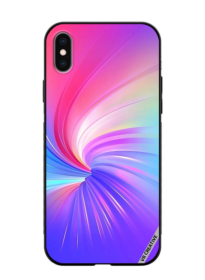 VR CREATIVE Protective Case Cover For Apple iPhone XS Max Layers Design Multicolour - Image 1