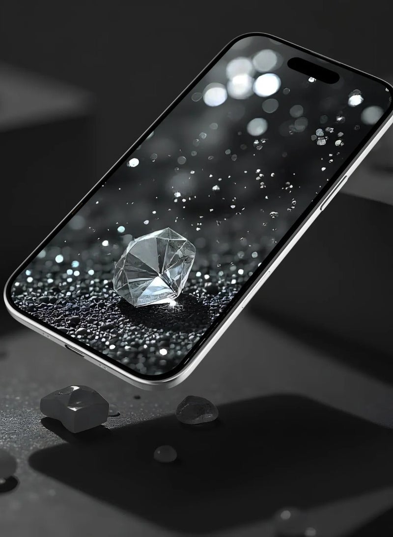 LEVELO iPhone 17 Pro UltraVision 3D AR 9H Screen Protector / 1.5m Drop Tested / 15Kg Impact-Resistant / Anti-Reflective Coating / Impact-Resistant Silicone Layer - Clear - Image 3