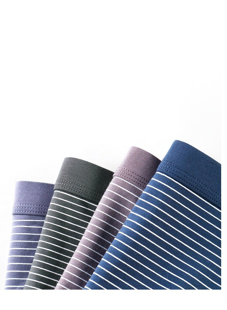 （Pack of 4 ）Men's Underwear, Boxers, Briefs, Trunks, Cotton, Comfort, Breathable, Soft, Stretch, Pack, Multipack, Premium, High Quality, Absorbent, Daily Wear - Image 1