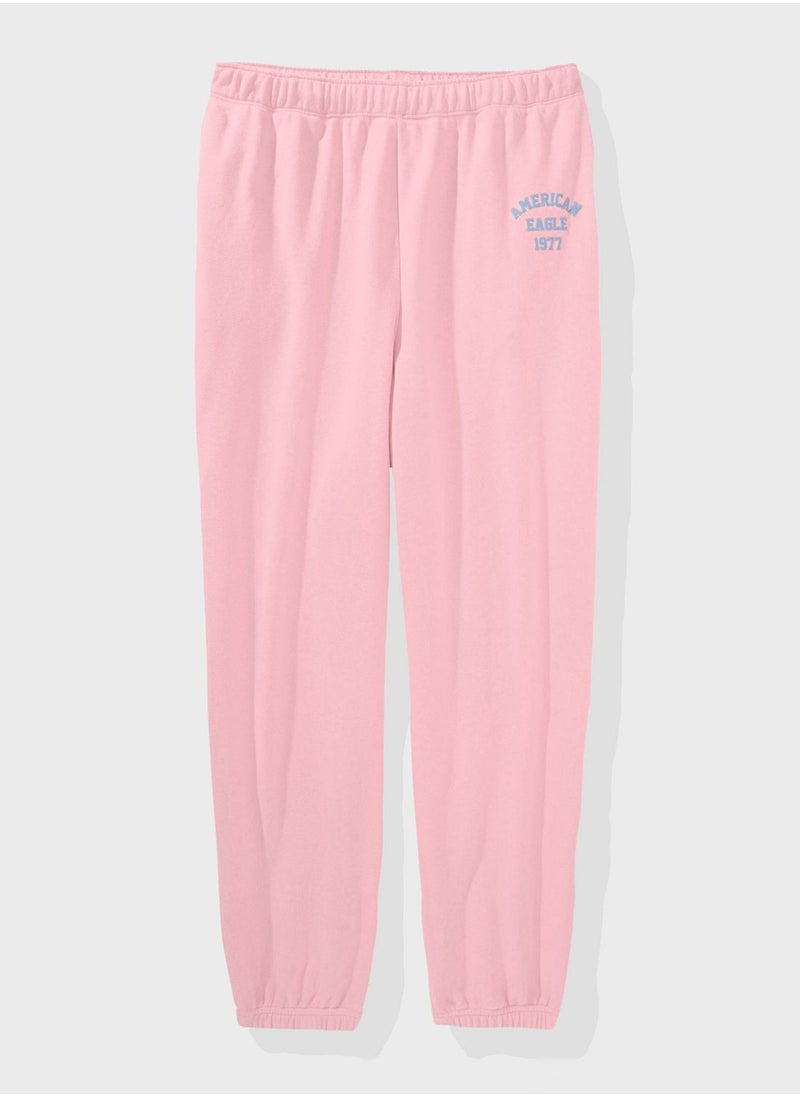 American Eagle - High Waist Boyfriend Sweatpants - Image 1