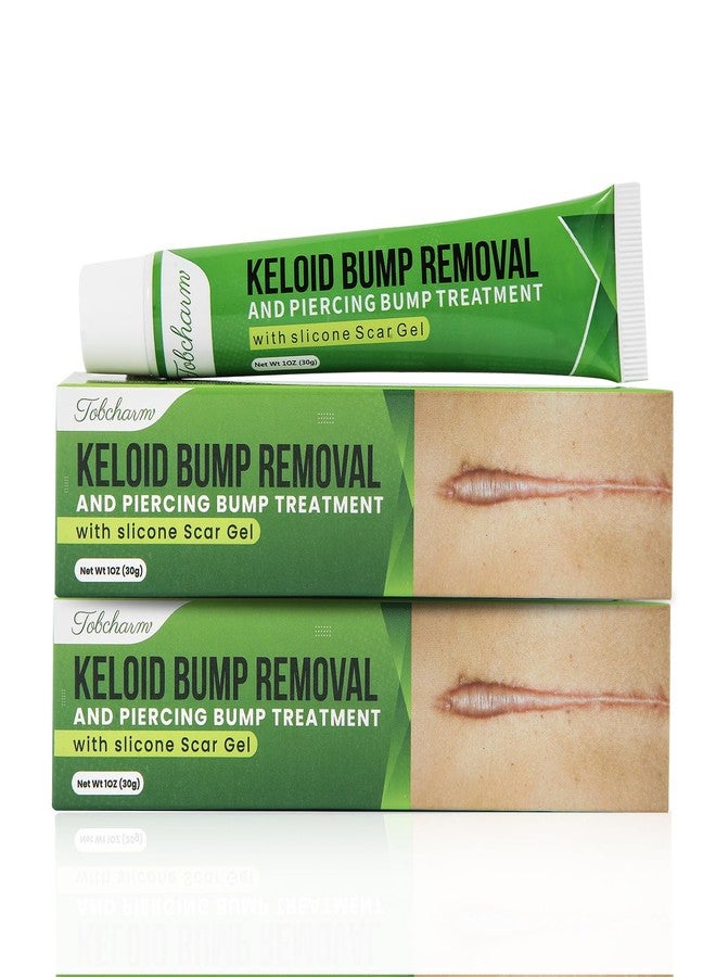 Tobcharm Advanced Keloid Scar Care Gel, Silicone Gel for Appearance of Keloid Scars & Skin Marks, Scar Smoothing Gel for Ears, Face & Body, 2-Pack (2×30g) - Image 1