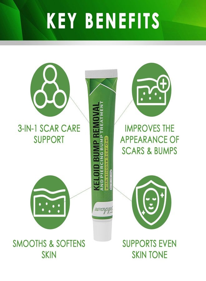 Tobcharm Advanced Keloid Scar Care Gel, Silicone Gel for Appearance of Keloid Scars & Skin Marks, Scar Smoothing Gel for Ears, Face & Body, 2-Pack (2×30g) - Image 2