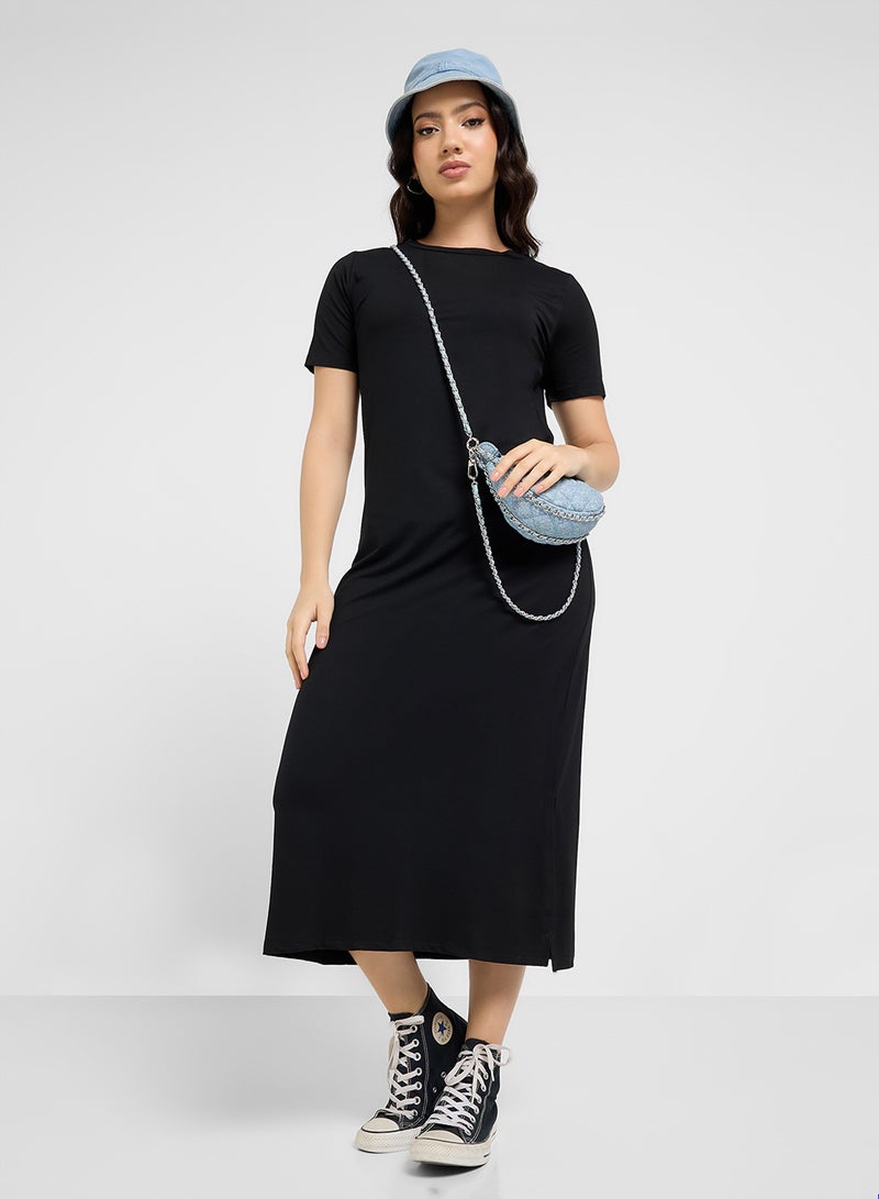 Ginger Basics Relaxed Midi Dress  - Image 4
