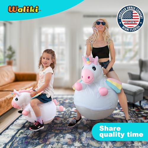 WALIKI Hopper Ball for Adults Ages 13-101 | Hippity Hop | Jumping Hopping Ball (Unicorn) - Image 5