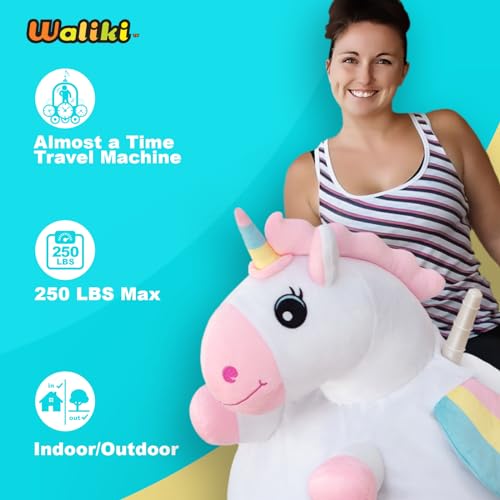 WALIKI Hopper Ball for Adults Ages 13-101 | Hippity Hop | Jumping Hopping Ball (Unicorn) - Image 4