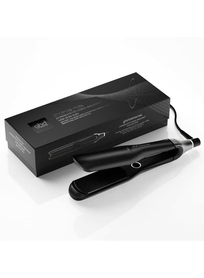 مكواة فرد الشعر جي إتش دي كرونوس ماكس ذات اللوحة العريضة باللون الأسود - Image 4