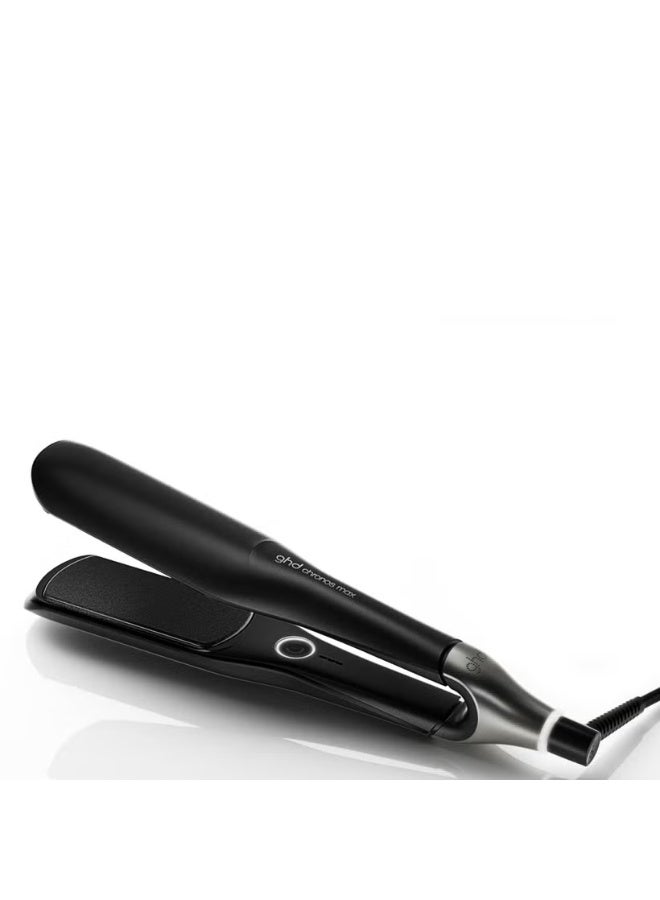 مكواة فرد الشعر جي إتش دي كرونوس ماكس ذات اللوحة العريضة باللون الأسود - Image 1